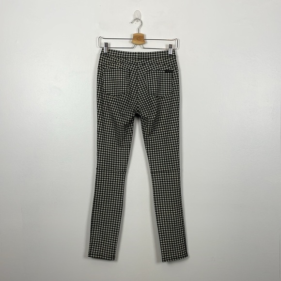 Sanctuary Checked Skinny Legging Pant Womens Small Fax Pocket Stretch Pull-on - Picture 5 of 10